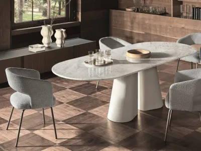 Mia tavolo da pranzo ovale - Italy Dream Design